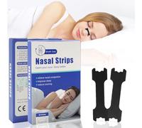 ZOCONE 60 Pcs Nasal Strips Snore Strips to Stop Snoring and Relieve Nasal Congestion, Medium Nose Strips for Breathing Sleep Sports, Anti Snoring Strips Nose Breathing Strips for Men and Women