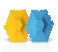 ZOCOZ Chef Plating Tools Culinary Set - 2 Silicone Wedges with 12 Patterns - Professional Chef Tools for Food Plating, Pastry Art, and Chef Gifts