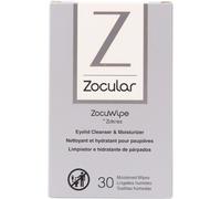Zocular ZocuWipe Eyelid Cleasing and Moisturising Wipes 30 Pack