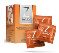Zocular ZocuZap Facial Wipes - 30x Moisturising Acne Wipes for Women and Men - For Breakouts, Sensitive Skin and Oily Skin - Daily Exfoliating & Cleansing