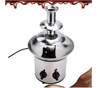 ZOCWJK 3-Tier Chocolate Fountain Large Fondue Sets with Hot Melting Pot Base, Adjustable Temperature, Easy to Assemble for Party Wedding and Birthday,