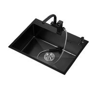 ZOCWJK 8 Sizes, Kitchen Workstation, Undermount Kitchen Sink - Undermount Sinks Stainless Steel Single Bowl Kitchen Sink Under Counter Basin Round Corner, Kitchensin(60 * 45-One Size