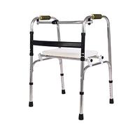 ZOCWJK Adjustable Height Walkers Folding Lightweight Aluminum Mobility Walker for Elderly Parents, Grandparents and Injured Persons.(