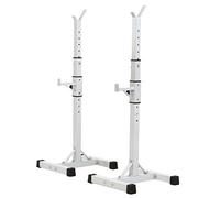 ZOCWJK Adjustable Steel Squat Stands Barbell Free-Press Bench, Home Gym Portable Dumbbell Racks Weight Stand Bench Support Barbell Rack, Multifunction Sturdy Durable