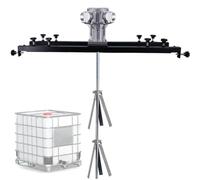 ZOCWJK Air Agitator, Pneumatic 1 Ton Tank Mixer Machine, Paint Stirring Machine, Portable Cement Mixer Mortar Plaster Paint Fodder Stirring Tool Pneumatic,