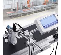 ZOCWJK Automatic Inkjet Printer, Thermal Inkjet Printer, Online Coding Machine, Printable Height 2-25.4mm for Automatic Coding Machine Online Assembly Line Production Date(