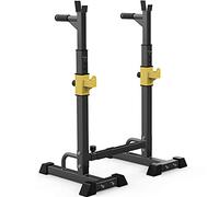ZOCWJK Barbell Rack Squat Stand Adjustable Bench Press Rack 550LBS Max Load Multi-Function Weight Lifting Home Gym Fitness