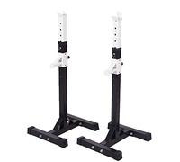 ZOCWJK Barbell Rack Squat Stand Adjustable Bench Press Rack Barbell Rack Adjustable Squat Stand Dipping Station Weight Bench Press Stand Squat Stand Equipment Home & Gym