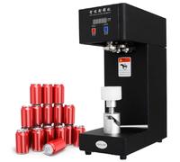 ZOCWJK Commercial Automatic Can Sealer and Capping Machine for Juice, Teas and Cans, Black, 220V, Black-220V