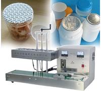 ZOCWJK Continuous Sealing Machine,2200w Automatic Aluminum Foil Sealing Machine,Electromagnetic Induction Sealer,Sealing for Diameter 15-130mm Diameter60-130mm,