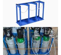 ZOCWJK Cylinder Tank Holder 4/5 L Metal Oxygen Cylinder Bracket, Floor Mountable Oxygen Storage Rack, Lightweight Gas Bottle Fixing Bracket for Hospitals(59cm(9.4-23.2in)