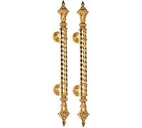 ZOCWJK Door Handle Door Handle Set,Two-Side Sliding Barn Door Handle,60cm/80cm/120cm Length Pull Bar Handle for Exterior& Interior Door (80cm/31.5in