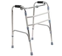 ZOCWJK Elderly Walker Progressive Mobility Aid Walker and Self Adjusting Step Assist for Going Up and Down Stairs Ramps and Steps Folding and Adjustable Aid for Adults Or(