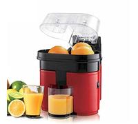 ZOCWJK Electric Double Citrus Juicer,Professional Orange and Lemon Squeezer,Cut and Squeeze Juice Extractor with Anti-drip Valve, Fast Efficient(