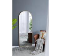 ZOCWJK Elegant Gold Arch Full Length Body Mirror for Stylish Spaces, Versatile Design for Wall or Leaning Use, 28x74 Inches,