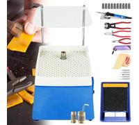 ZOCWJK Glass Grinder Set for Glass/Mosaic Crafts, with Automatic Angle Grinder for Water Glass and Glass Pliers Kit and Soldering Gun Kit (