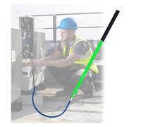 ZOCWJK High Voltage Insulated Handle Rescue Hook 10, 35, 110 and 220 kV, Portable Electric Lifeguard for Power Plants and Substations (Green-1m/3.3ft