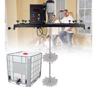 ZOCWJK IBC Air Agitator, Pneumatic 1 Ton Tank Mixer Machine, Paint Stirring Machine, Folding Propeller, with Support Hanger,No-Load RPM: 0-3000 RPM,for Ink Dissolver Agitator(A
