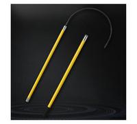 ZOCWJK Insulated Electric Rescue Hook with Non-Slip Handle, 1, 1.5 and 2, 3 Meters Long, High Voltage Electricians Safety Tools, ba(Yellow - 1m/39.4inch/3.3ft