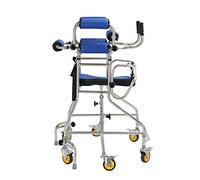 ZOCWJK Mobility Walker with Wheels, Folding Walker, Wheeled Walker with Seat, Standing Walker, Walking Auxiliary Equipment, Training Equipment for Mie(