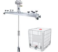 ZOCWJK Pneumatic Tank Barrel Drum Mixer, IBC Air Agitator, Paint Stirring Machine Cement Mixer Mortar Plaster Paint Fodder Stirring Tool Pneumatic(
