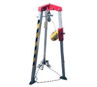 ZOCWJK Rescue Equipment 1200IBS Winch Conversion Space Athlete with 10m Cable Fire Lift Safety Tripod