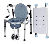 ZOCWJK Rollator Walker Seniors and Adults Rolling Walker Elderly Assisted Mobile Rollator/Standing Walking Aid, Space-Saving Toilet Chair Sharing(