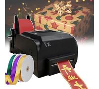 ZOCWJK Satin Ribbon Printing Machine, Single Row, Monochrome, 150mm/s, USB, Thermal, for Crafts and Decoration (Singlerow