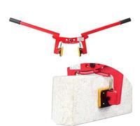 ZOCWJK Stone Lifting Clamps Heavy Duty Adjustable Scissor Lifter Clamp for Handling Transporting Concrete Blocks,Manual Granite Slab Lifting Clamps, Adjustable Scis(L (Opening 18-30 cm)