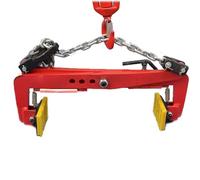 ZOCWJK Stone Lifting Clamps Heavy Duty Adjustable Scissor Lifter Clamp for Handling Transporting Concrete Blocks,Thickened Chain Link Type Lifting Tongs 32in, Lifti(36in