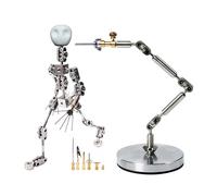 ZOCWJK Stop Motion Rig Stop Motion Animation Kit, Support Your Figures's Movement with 5 Connectors,1:8 Proportional Metal Puppet Figure for Character Design Creation,16CM (13CM