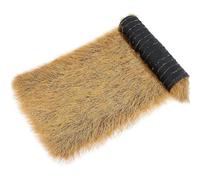 ZOCWJK Synthetic Thatch Grass Roof, Cuttable Artificial Straw Roof Thatch Roll, Roofing Decorations with Extended Grass Lawn Garden Patio Grass Table Skirt Panels(Brown-1x9m