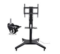 ZOCWJK TV Bracket Adjustable Motorised TV Mount - Mobile Motorized TV Cart on Wheels for 42-70 Inch TVs, Motor Lift Stroke 90cm/35.4inch, 600x400mm(