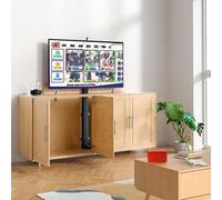 ZOCWJK TV Bracket Portable TV Floor Stand - Electric Ceiling TV Mount, Motorized Lift for 26 to 75 Inch TV, Adjustable Ceiling TV Mount Bracket(