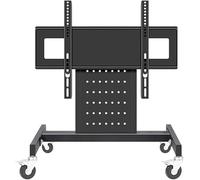 ZOCWJK Universal TV Stand Multifunction TV Mobile Stand, Universal Tilting Rostrum Stand, Stage Conference Room TV Stand, Floor-Mounted Mobile Cart, 90 Degree Elevation A(