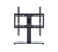 ZOCWJK Universal TV Stand Tv Floor Stand Table TV Stand Base for 32" - 60" TV Adjustable Heights Swivel 90° Tabletop Pedestal TV Bracket Mount Holds 35kg(