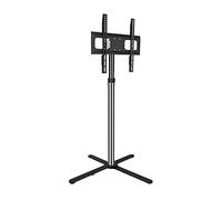 ZOCWJK Universal TV Stand TV Stand Base Floor TV Stand Mount Universal TV Stand Height Adjustable, Tilt, Swivel TV Mount for 32 to 50 Inch Flat Screen TVs,Max VESA 400X40(