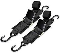 Zodazoqa 2PCs Boat Trailer Straps Premium Boat & Jet Ski Trailer Transom Tie Down Straps - Adjustable Marine Boat Trailer Strap via Quick Release Buckle - Boats Transom Straps & Watercraft Accessories