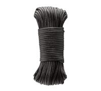 Zodazoqa 550 Paracord 100FT, Heavy-Duty Strong Rope Parachute Cord, High Strength - 5/32 in x 100 ft (4mm x 30m),Outdoor Camping Gear Tent Rope (Black, 100ft)