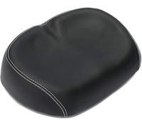Zodazoqa No Nose Bicycle Saddle, Bike Seat Replacement,Shock-Absorbing Soft Widened Saddle with Double Damper Bow, Fit Most Men Women Bikes, PU Leather (Black)
