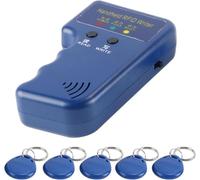 Zodazoqa Portable RFID Card Reader/Writer, Proximity Card Duplicator, 125KHz Frequency, Includes 5 Tags