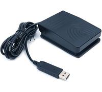 Zodazoqa USB Single Foot Pedal Optical Switch Control One Key Program Computer Keyboard Mouse Game Action HID,Single Foot Switch USB Keypress Simulator Pedal Control