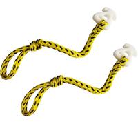Zodazoqa2Pcs Boat Tube Towable Rope Quick Connector, Water Towable Tubes Rope Connector for Tubing, Skiing, Wake Boarding with Seadoo, Jet ski, Waverunner Water Sports (Black&Yellow)