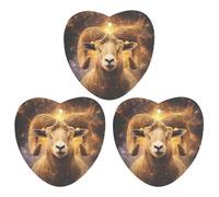 Zodiac A-ries 3 PCS Car Air Freshener Hanging Aromatherapy Tablets Automotive Ornament for Auto Room Bathroom Bedside Love form