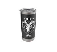 Zodiac Aries Ram Born in 1986 Stainless Steel Insulated Tumbler