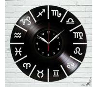 Zodiac Astrology Astrological Vinyl Record Wall Clock Wall Clock Vintage Wall Art Design