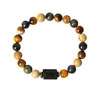 Zodiac Beaded Bracelet For Women Men, 12 Constellation 8Mm Natural Gemstone Bracelet Crystal Beads Bangle Spirit Jewellery Birthday Gift Sagittarius