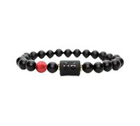 Zodiac Beaded Bracelet For Women Men, 12 Constellation Natural Stretch Gemstone Bracelet Crystal Beads Bangle Spirit Jewellery Birthday Gift Cancer