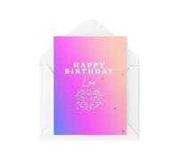 Zodiac Birthday Card - Happy Birthday Leo - Water Sign - Leo Card - Leo Birthday Card - Star Sign Birthday Cards - CBH1831