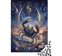 Zodiac Cancer 1000 Piece Jigsaw Puzzle,Educational Toy,Premium Cardboard,Whimsical Challenge Celestial,Adults & Kids 14+,Home Wall Decor,Gift Idea,Stress Relief 70x50cm